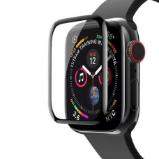 Захисне скло Full Glue для Apple Watch 3D 40 мм чорне