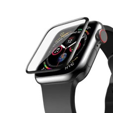 Захисне скло Full Glue для Apple Watch 3D 42мм чорне