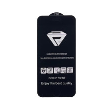 Захисне скло 6D iPhone 7/8/SE 2020 чорний