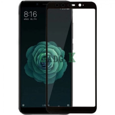 Захисне скло 6D Xiaomi Mi 6X/A2 чорний