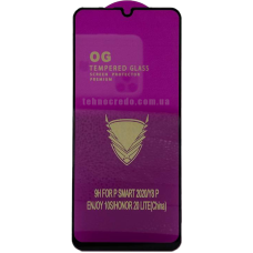 Захисне скло Full Glue OG Premium Huawei P Smart 2020 чорний