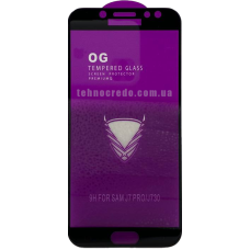 Захисне скло Full Glue OG Premium Samsung J7 2017/J730/J7 Pro чорний