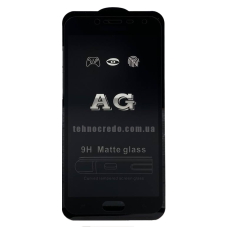 Захисне скло AG Matte GLASS Full GLUE Samsung J4 2018/ J400 чорний