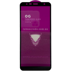 Захисне скло Full Glue OG Premium Samsung J4 plus/J6 plus/J4 Core чорний
