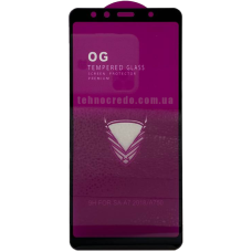 Захисне скло Full Glue OG Premium Samsung A7 2018/A750 чорний