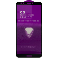 Захисне скло Full Glue OG Premium Huawei Y7 2018 чорний
