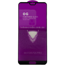 Захисне скло Full Glue OG Premium Huawei P20 Pro чорний